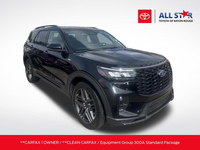 Black Metallic 2025 Ford Explorer SUV / Crossover All-Wheel Drive Automatic