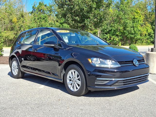 Deep Black Pearl Metallic 2018 Volkswagen Golf Hatchback Front-Wheel Drive 6-Speed Automatic
