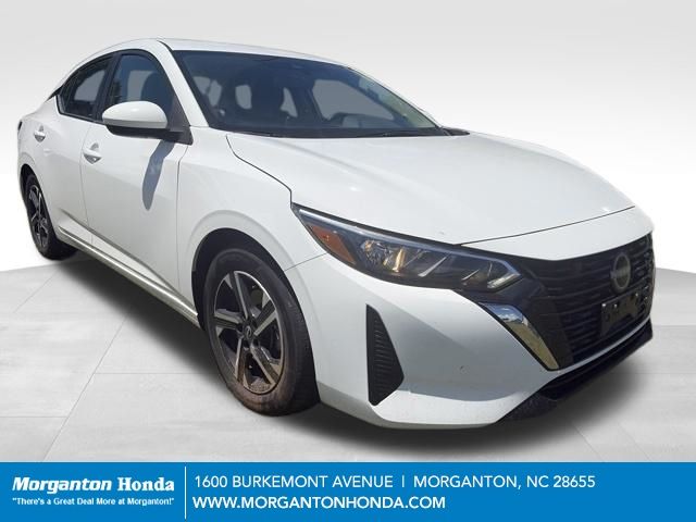 White (Fresh Powder) 2024 Nissan Sentra Sedan Front-Wheel Drive Continuously Variable Transmission
