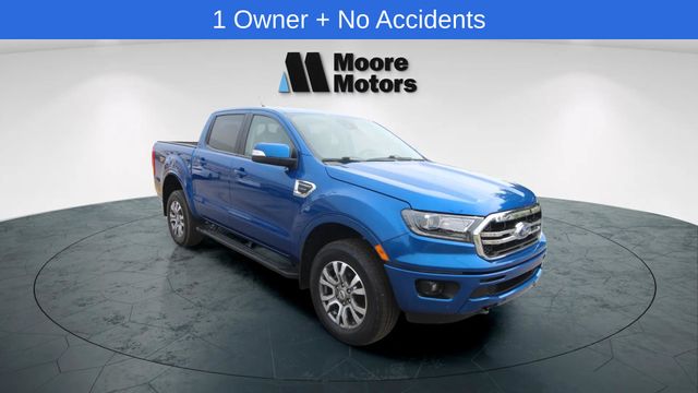 Lightning Blue Metallic 2019 Ford Ranger Pickup Truck Four-Wheel Drive Automatic