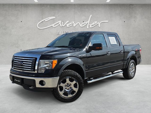 Tuxedo Black Metallic 2012 Ford F-150 XLT SuperCrew 4WD Pickup Truck Four-Wheel Drive 6-Speed Automatic