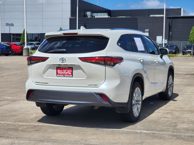 2021 Toyota Highlander Limited White at Don McGill Toyota
