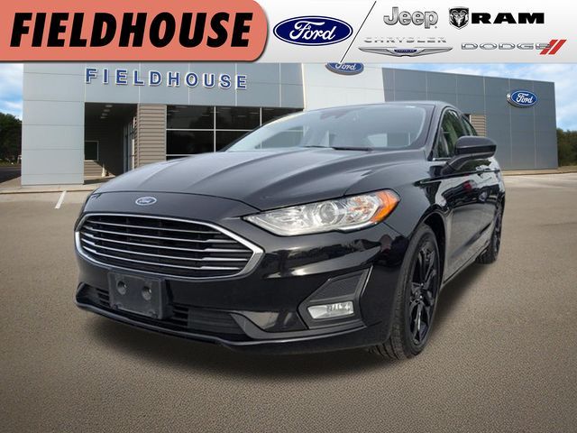 Black 2019 Ford Fusion Sedan Front-Wheel Drive 6-Speed Automatic