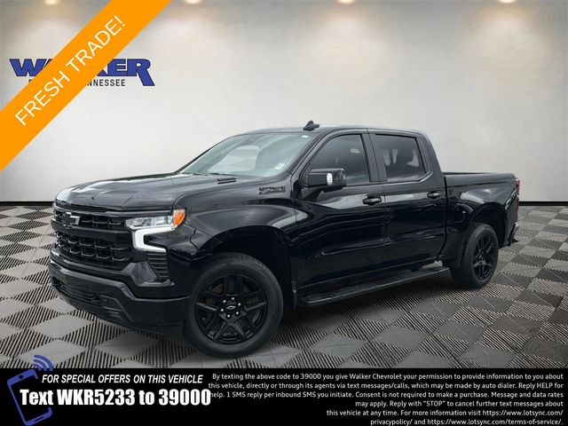 Black 2025 Chevrolet Silverado 1500 Pickup Truck Four-Wheel Drive Automatic