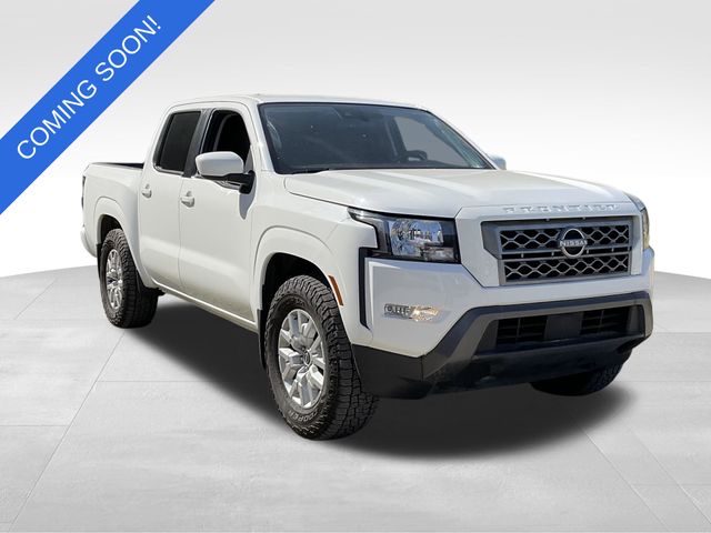 Glacier White 2022 Nissan Frontier SV Crew Cab RWD Pickup Truck 4X2 9-Speed Automatic