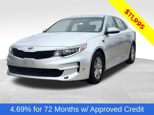 Sparkling Silver 2016 Kia Optima LX Sedan Front-Wheel Drive 6-Speed Automatic