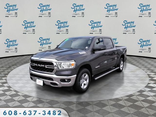 Gray (Granite Crystal Metallic Clearcoat) 2023 RAM 1500 Pickup Truck Four-Wheel Drive 8-Speed Automatic