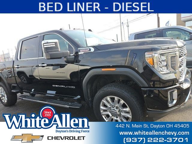 Onyx Black 2022 GMC Sierra 3500HD Denali Crew Cab 4WD Pickup Truck Four-Wheel Drive Automatic