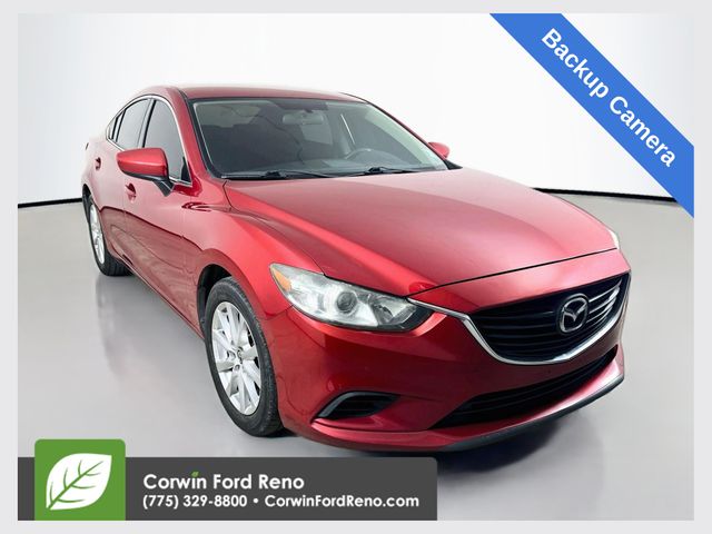 Soul Red Metallic 2015 Mazda MAZDA6 Sedan Front-Wheel Drive 6-Speed Automatic
