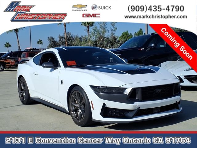 Oxford White 2024 Ford Mustang Coupe Rear-Wheel Drive Automatic