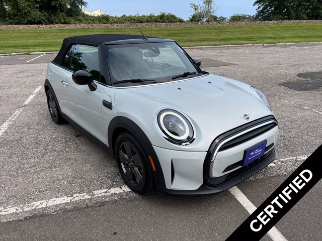 White Silver Metallic 2022 MINI Cooper Convertible Front-Wheel Drive 7-Speed Automatic