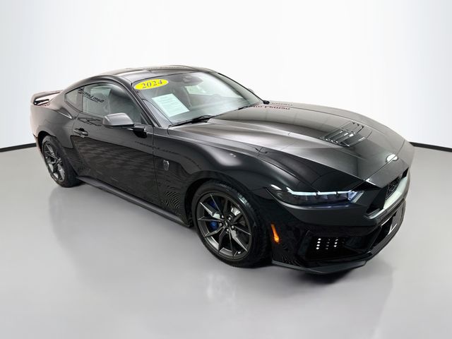 Black 2024 Ford Mustang Coupe Rear-Wheel Drive 6-Speed Manual