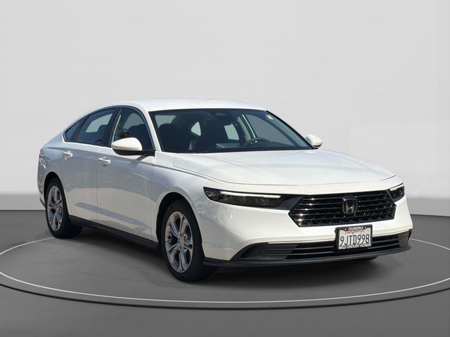 Platinum White Pearl 2024 Honda Accord Sedan Front-Wheel Drive Continuously Variable Transmission