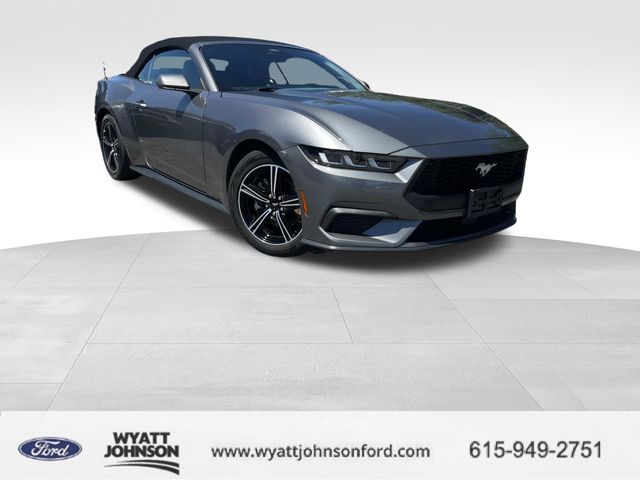 Gray Metallic 2024 Ford Mustang Convertible Rear-Wheel Drive Automatic