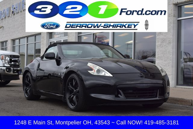 Gray (Magnetic Black Metallic) 2010 Nissan 370Z Touring Roadster Convertible Rear-Wheel Drive 7-Speed Automatic
