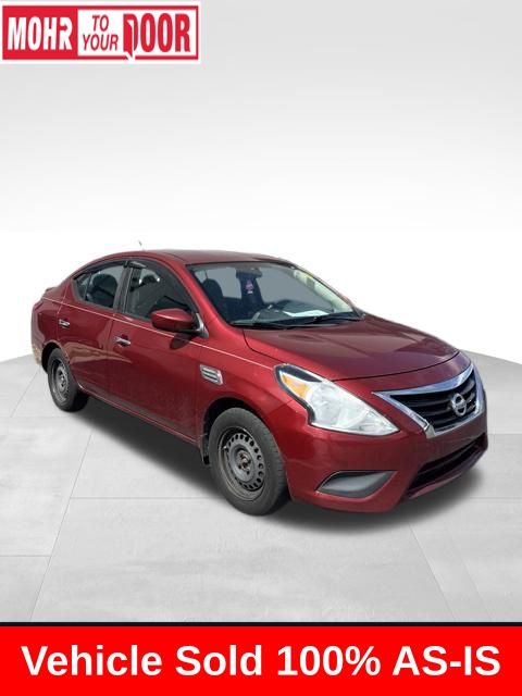 Cayenne Red 2016 Nissan Versa Sedan Front-Wheel Drive Continuously Variable Transmission