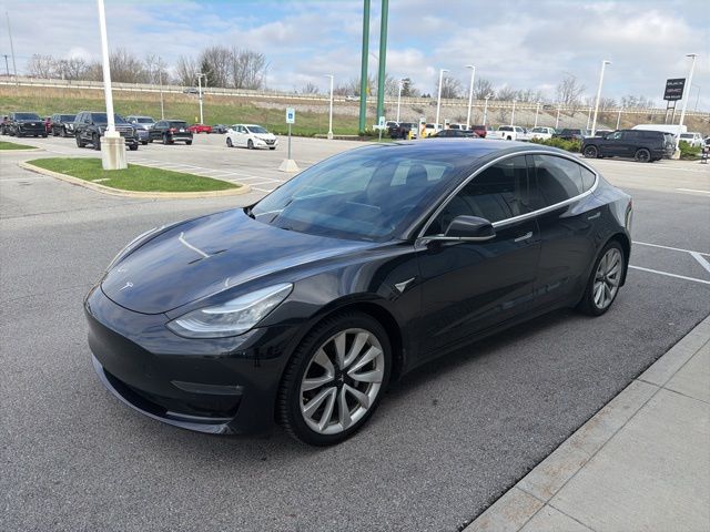 Black 2018 Tesla Model 3 Long Range AWD Sedan All-Wheel Drive 1-Speed Automatic