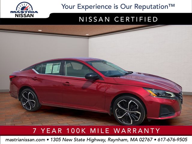 Red (Scarlet Ember) 2024 Nissan Altima 2.5 SR AWD Sedan All-Wheel Drive Continuously Variable Transmission