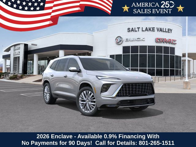 Moonstone Gray Metallic 2026 Buick Enclave SUV / Crossover Four-Wheel Drive 8-Speed Automatic
