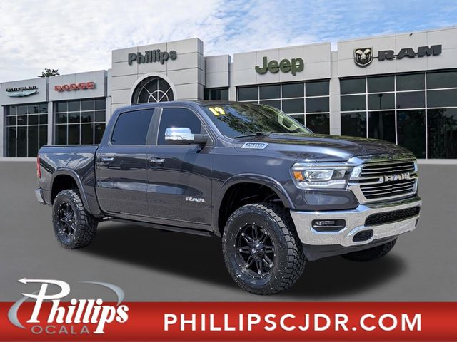 Gray (Maximum Steel Metallic Clearcoat) 2019 RAM 1500 Pickup Truck Four-Wheel Drive 8-Speed Automatic