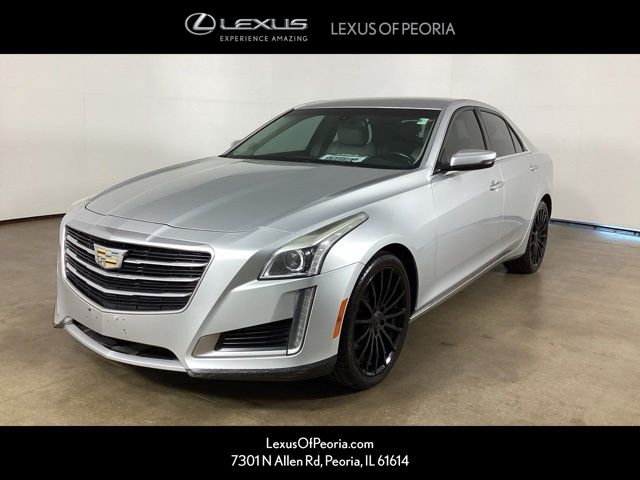 Radiant Silver Metallic 2015 Cadillac CTS Sedan Rear-Wheel Drive 6-Speed Automatic
