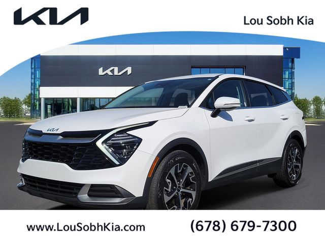 Glacial White Pearl 2025 Kia Sportage SUV / Crossover Front-Wheel Drive 8-Speed Automatic