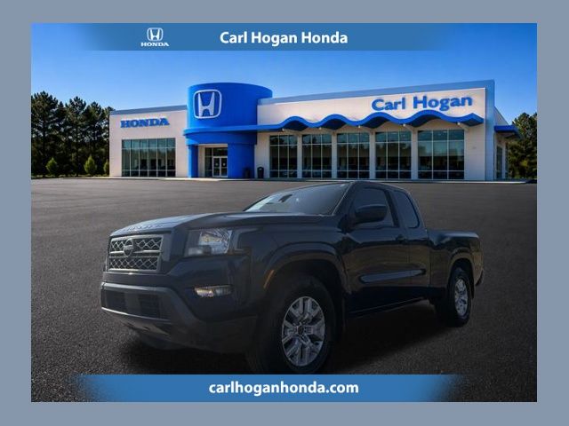 Deep Blue Pearl 2022 Nissan Frontier Pickup Truck 4X2 9-Speed Automatic