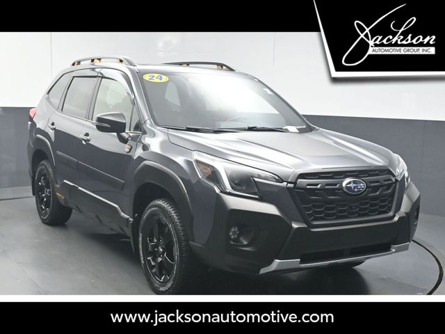 Gray Metallic 2024 Subaru Forester SUV / Crossover All-Wheel Drive Continuously Variable Transmission