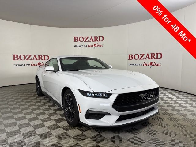 2025 Oxford White Ford Mustang EcoBoost Coupe
