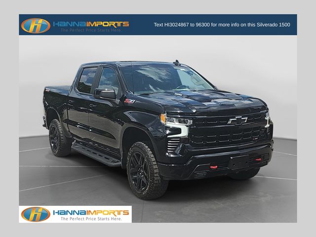 Black 2024 Chevrolet Silverado 1500 Pickup Truck Four-Wheel Drive Automatic