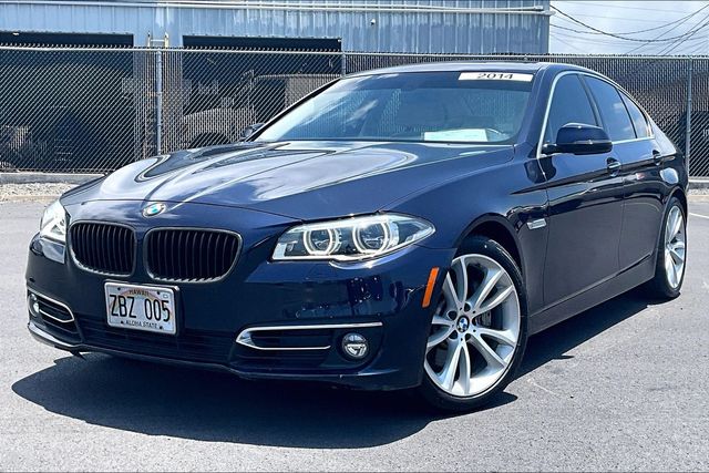 Imperial Blue Metallic 2014 BMW 5 Series 535i Sedan RWD Sedan Rear-Wheel Drive 8-Speed Automatic