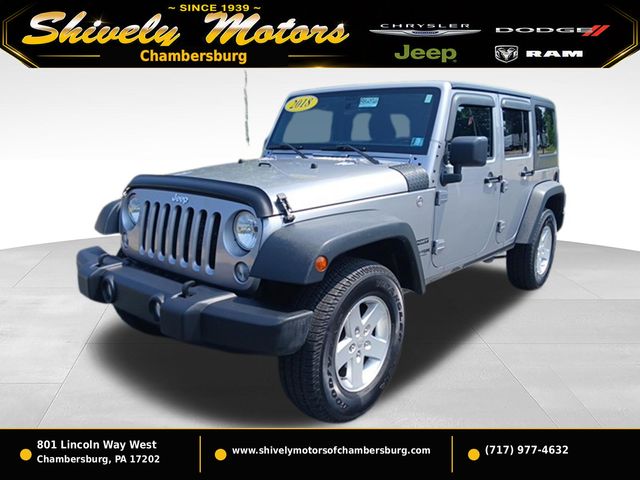 Billet Silver Metallic Clearcoat 2018 Jeep Wrangler SUV / Crossover Four-Wheel Drive 5-Speed Automatic