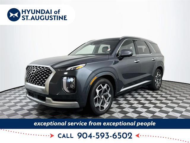 Gray (Steel Graphite) 2021 Hyundai Palisade SUV / Crossover Front-Wheel Drive 8-Speed Automatic