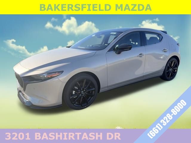 Gray (Platinum Quartz Metallic) 2026 Mazda MAZDA3 2.5 Turbo Premium Plus Hatchback AWD Hatchback All-Wheel Drive 6-Speed Automatic