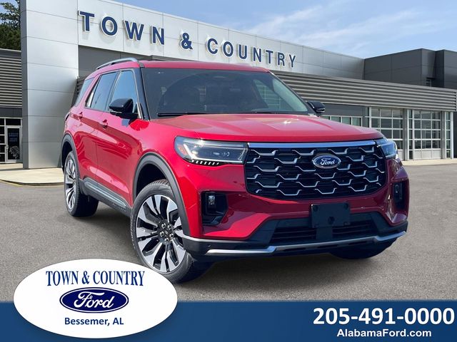 Rapid Red Metallic TC 2026 Ford Explorer SUV / Crossover All-Wheel Drive Automatic