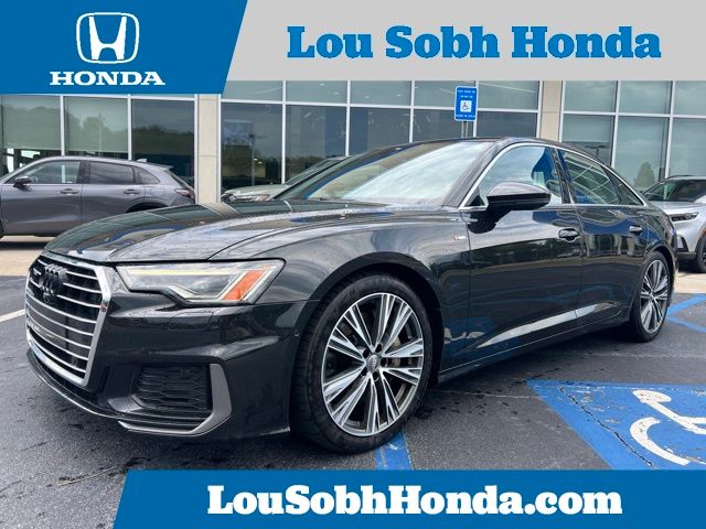 Vesuvius Gray Metallic 2019 Audi A6 Sedan All-Wheel Drive 7-Speed Automatic