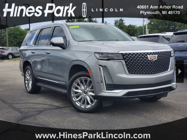 Silver Metallic 2024 Cadillac Escalade SUV / Crossover Four-Wheel Drive Automatic