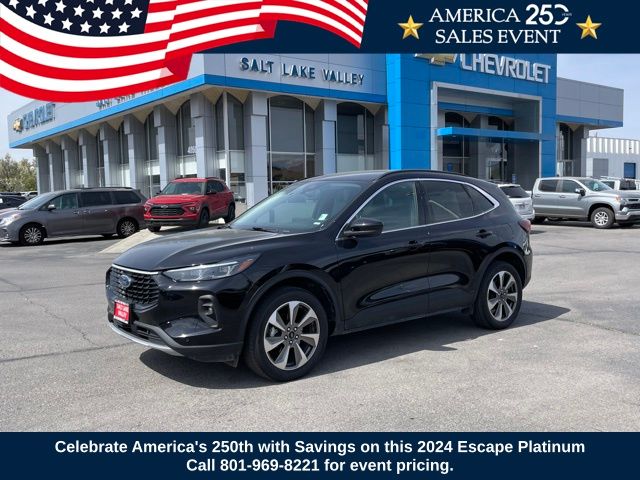 Agate Black Metallic 2024 Ford Escape SUV / Crossover All-Wheel Drive 8-Speed Automatic