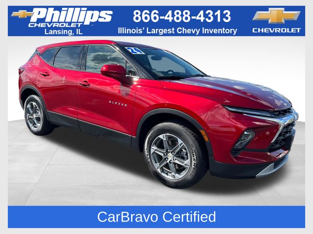 Radiant Red Tintcoat 2024 Chevrolet Blazer SUV / Crossover Front-Wheel Drive 9-Speed Automatic Overdrive