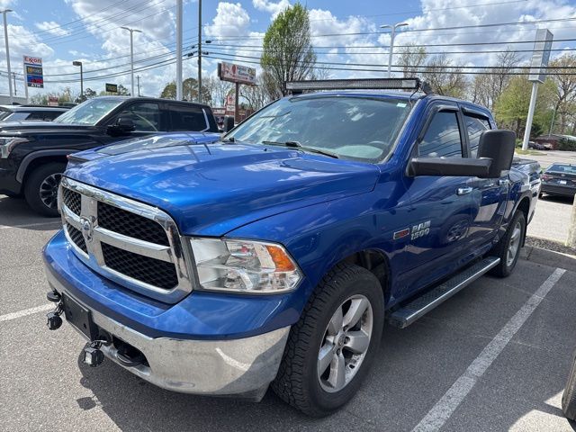 Blue Streak Pearlcoat 2016 RAM 1500 SLT Crew Cab 4WD Pickup Truck Four-Wheel Drive 8-Speed Automatic