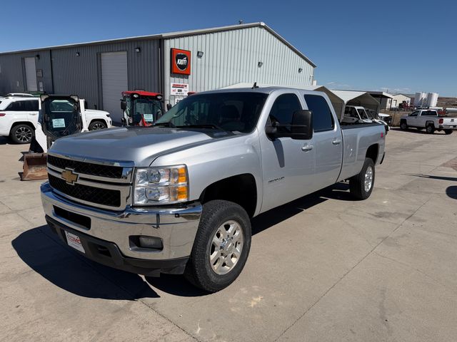 Silver Ice Metallic 2014 Chevrolet Silverado 3500HD LTZ Crew Cab 4WD Pickup Truck Four-Wheel Drive 6-Speed Automatic