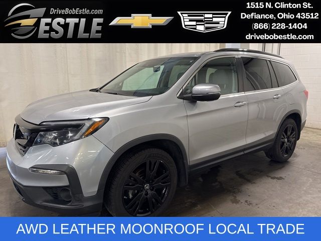 Gray (Modern Steel Metallic) 2021 Honda Pilot SUV / Crossover All-Wheel Drive 9-Speed Automatic