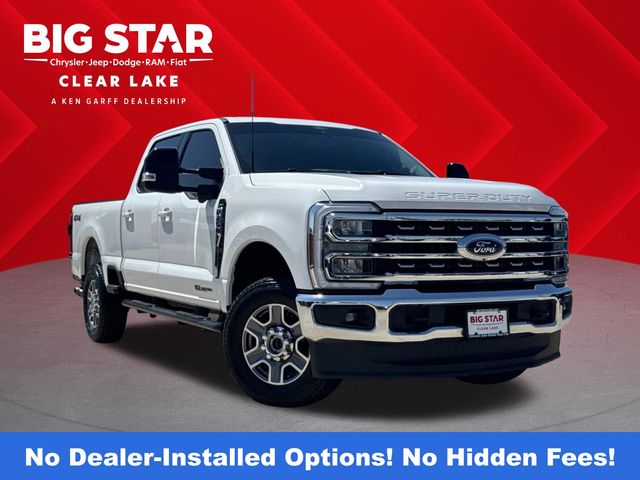 2024 Ford F-250SD Lariat White at AutoSavvy Houston Southwest