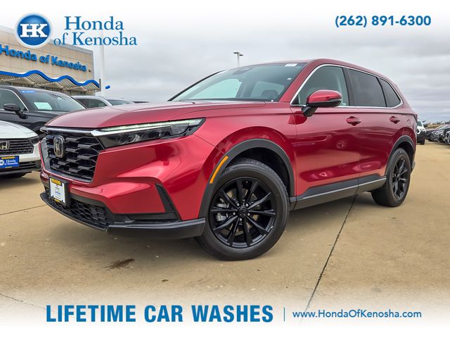 Radiant Red Metallic 2025 Honda CR-V EX AWD SUV / Crossover All-Wheel Drive Continuously Variable Transmission