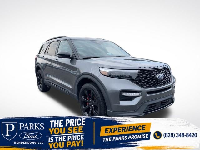 Carbonized Gray Metallic 2023 Ford Explorer SUV / Crossover All-Wheel Drive Automatic