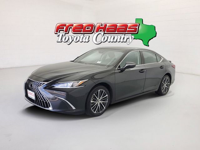 Black (Caviar) 2022 Lexus ES 250 AWD Sedan All-Wheel Drive 8-Speed Automatic