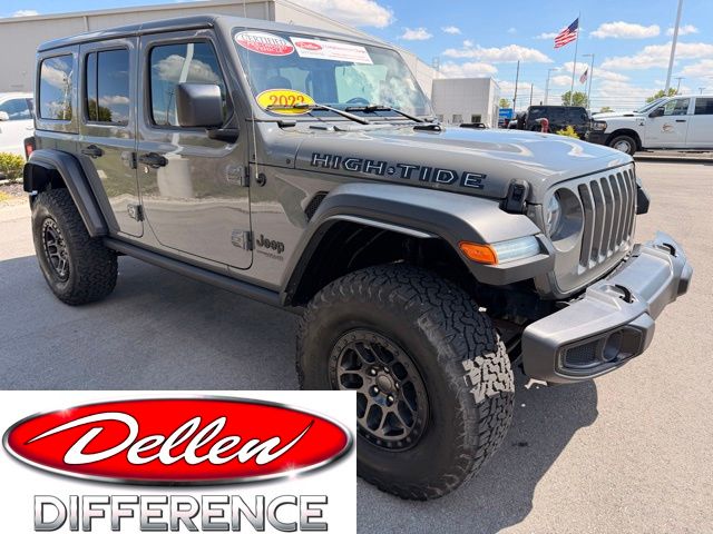 Sting-Gray Clearcoat 2022 Jeep Wrangler Unlimited High Tide 4WD SUV / Crossover Four-Wheel Drive 8-Speed Automatic