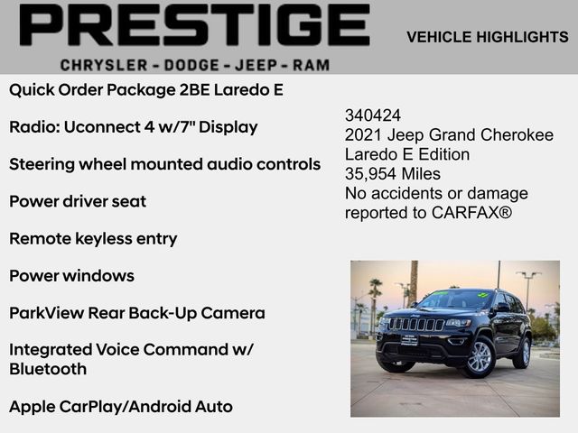 2021 Jeep Grand Cherokee Laredo E 2