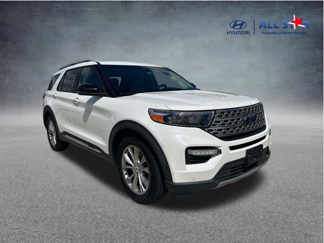 White Metallic 2021 Ford Explorer SUV / Crossover Rear-Wheel Drive Automatic