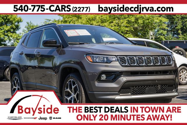 Baltic Gray Metallic Clearcoat 2024 Jeep Compass Limited 4WD SUV / Crossover Four-Wheel Drive 8-Speed Automatic